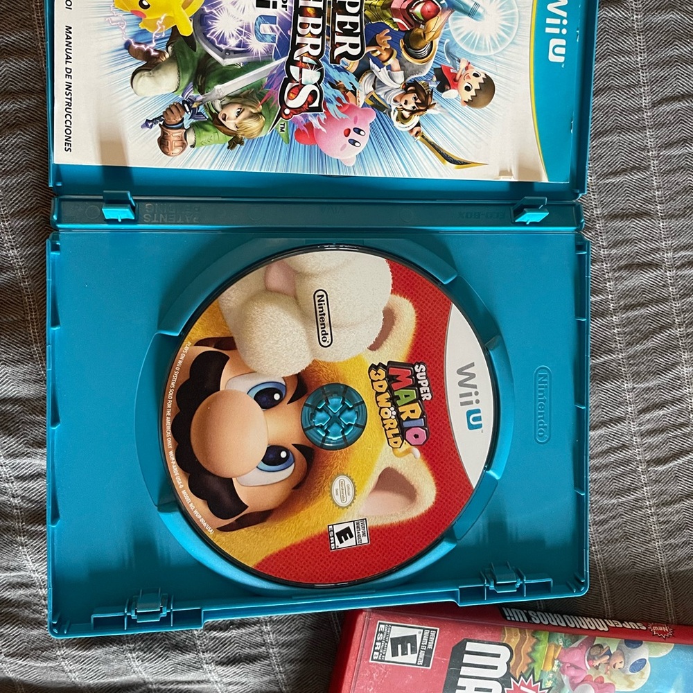 Super Mario 3D World Wii U Game Disc